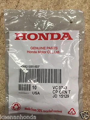 Genuine OEM Honda Screw Grommet (white Square) Splash Guard (pack Of 10) • $7.99