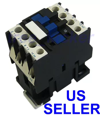 NEW AC Contactor Motor Starter Relay 3-Phase Pole 18A Up To 14HP 120 240V US • $21.99