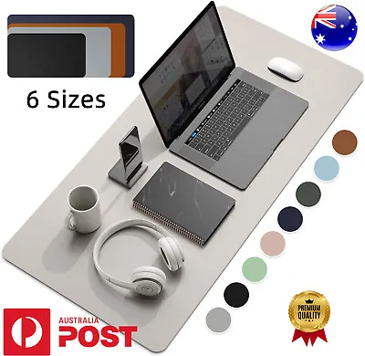 $6.95 • Buy Large Leather Gaming Keyboard Mouse Pad Waterproof Office Desk Mat Computer
