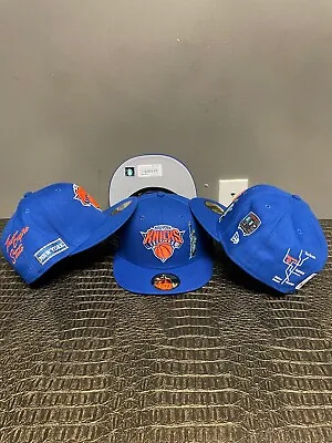 New Era NY Knicks OTC Statue Of Liberty Patches 59Fifty Purple Q3 (JUST IN) • $42.49