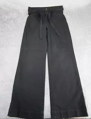 J Brand Jeans Womens 32 Sukey Black Denim High Rise Wide Leg • $24.99