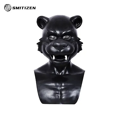 SMITIZEN Silicone Tiger Mask Real Fierce Fake Animal Monster Hoods Cosplay  • $288.88