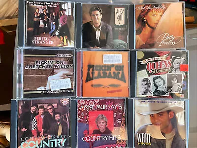 LOT Of 9 CD CD's Country Alabama Queens Of Country +++ Great Lot! B2 • $17.77