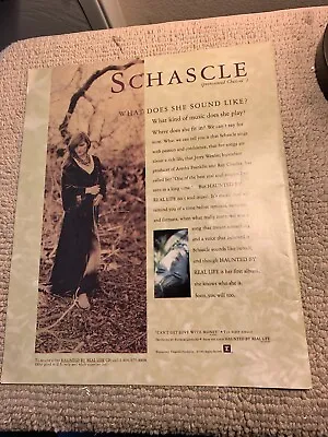 $7.49 • Buy 13.5-10 6/8” Schascle Haunted By Real Life Huey Lewis Album Ad Flyer