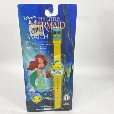 $24.99 • Buy Vintage Disney’s Flounder The Little Mermaid Digital Watch 1989 Hope Rare