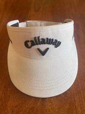 Callaway Golf Rogue Odyssey White Tour Authentic Visor Adjustable • $19.99