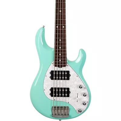 Ernie Ball Music Man StingRay5 Special HH 5-String Electric Bass Laguna Green • $2899