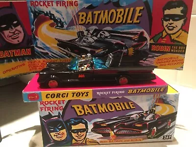 £21 • Buy Corgi Batmobile 267 Restored Black Gloss