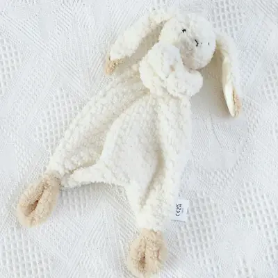 Baby Comforter Blanket Blankie Bunny Toy Gift CE Beige Cream Soft Touch Premium • £9.99