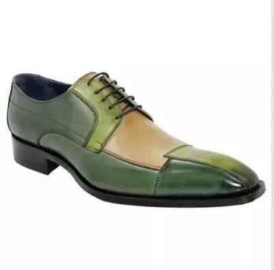 Mens Dress Shoes Casual British Oxfords Slip On Flats Multicolor Lace Up Formal • $33.66