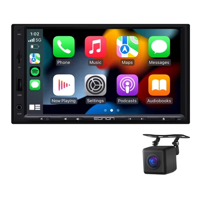 $89.81 • Buy Car Stereo Bluetooth Radio 7  Touch Screen For Apple CarPlay & Android Auto +CAM