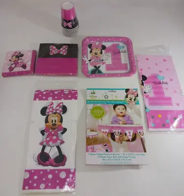 Minnie Mouse 1st Birthday And Minnie Mouse Forever Customize Your Birthday Party • $9.99