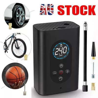 150Psi 4000mAh Portable Air Compressor~Electric Bike Pump Car Tyre Inflator Pump • $38.90