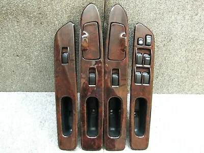 97 03 Mitsubishi Chariot Grandis N8 N9 RHD Wood Type 4 Window Switch Set JDM OEM • $139.99