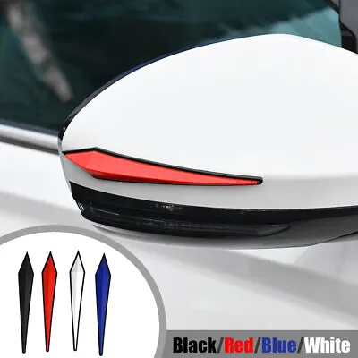 $4.38 • Buy 4Pcs Car Sticker Door Rear View Mirror Bumper Strips Decor Protector Accessories