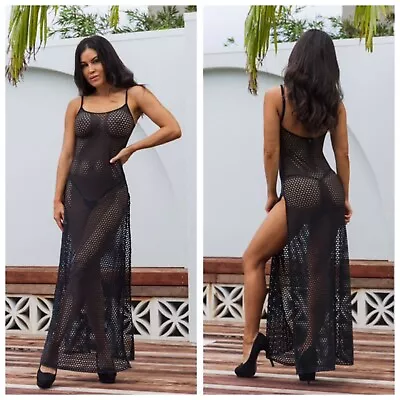 WICKED WEASEL Mega Mesh Dress Black Size XS • $99.99