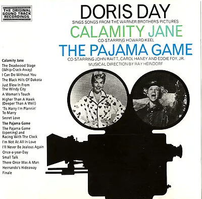 Doris Day – Calamity Jane & The Pajama Game Double Play Cd Album  Columbia  • £4.50