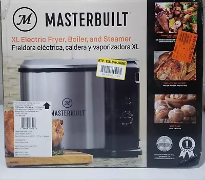 Masterbuilt XL Electric Indoor Turkey Deep Fryer Boiler And Steamer 10 Liter • $190