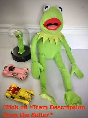1979 Corgi Car / NANCO Jim Henson Kermit The Frog Plush Muppets Doll Toy Pez Lot • $18.99
