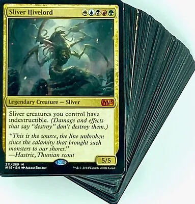 ***Custom Commander Deck*** Sliver Hivelord Updated - Indestructible - MTG EDH • $58.64