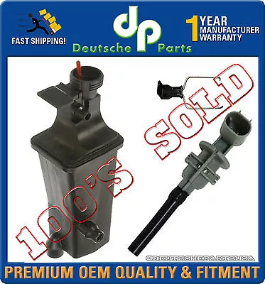 EXPANSION COOLANT TANK + SENSOR + MOUNTING CLAMP 17117573781 For BMW E46 E53 E83 • $43.99