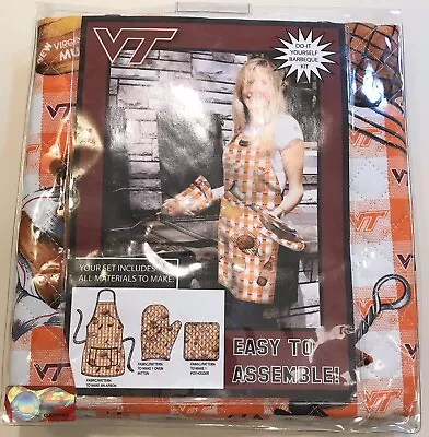 Virginia Tech VT Hokies College Barbeque Pattern & Material Do It Yourself Kit • $20