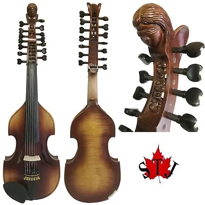SONG Brand Professional Viola D'Amore 7×7 Strings 16 InchCarved Angel Scroll  • $1299
