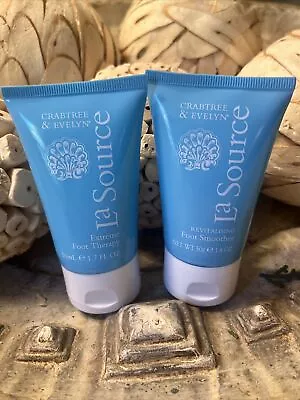 Crabtree & Evelyn La Source Revitalising Foot Smoother & Extreme Foot Therapy • £15.64