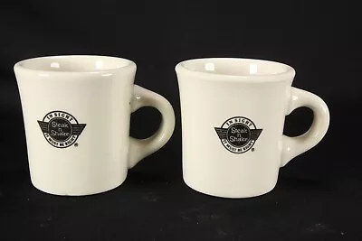 2 Steak N Shake In Sight It Must Be Right Mugs Buffalo Restaurant China Cups • $26.92