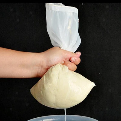 £5.08 • Buy Reusable Nut Milk Coffee Drawstring Strainer Nylon Filter Bag