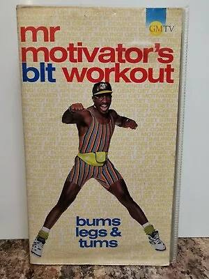 Mr Motivator's BLT Workout - Bums Legs &Tums (VHS 1994) Retro Fitness Exercise • £5.20