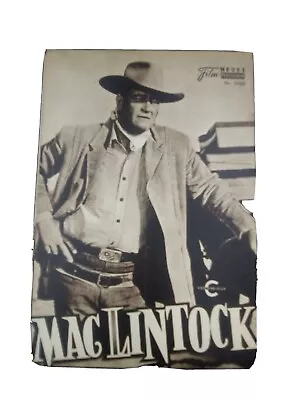 McLintock 1964 John Wayne Vintage Austrian Movie Program • $19.99