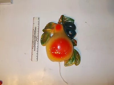 Vintage Chalkware Pear  String Holder Hand Painted • $9.95