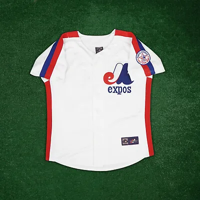 Montreal Expos 1982 Cooperstown Throwback Men's Home Jersey W/ All Star Patch • $129.99