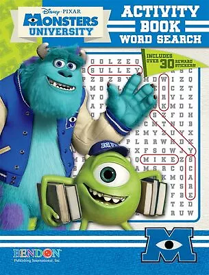 NEW Disney Monsters University 15-Puzzle Word Search Activity Book W/ Stickers • $2.99