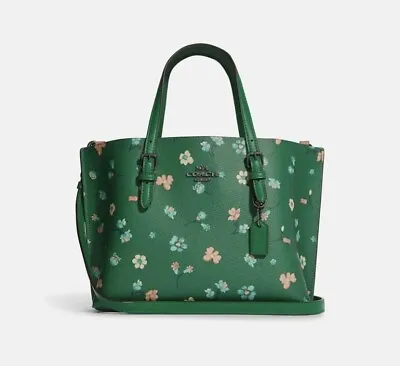 Coach Mollie Tote 25 With Mystical Floral Print C8613 • $189