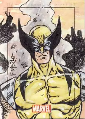 2010 Marvel Heroes And Villains Sketch Card Merlo Wolverine • $149.99