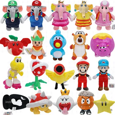 Super Mario Bros Wonder Plush Toys New Mario Soft Stuffed Doll Kid Xmas Gifts • $8.99