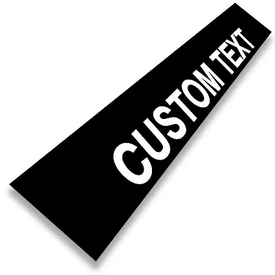 Custom Text Windshield Sun Visor Decal JDM Stance Car Sticker Banner Graphics. • $27