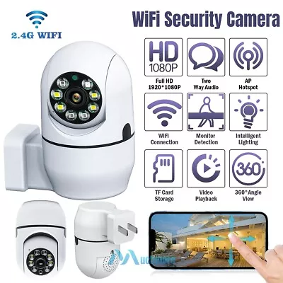 HD 1080P WiFi 2 Way Audio CCTV Outdoor Security Camera PTZ IP Wireless Camera • $2.26
