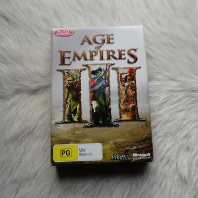 AGE OF EMPIRES III Big Box Game AGE OF EMPIRES 3 AGE OF EMPIRES Game PC GAME • $51.99