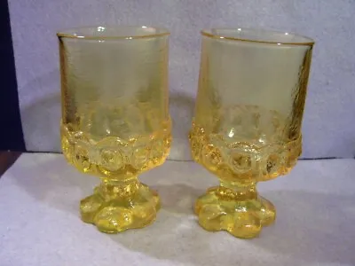 Tiffin Franciscan Madeira Glass 5 1/2  Goblets Lot Of Two • $8.99