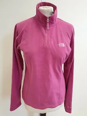 £19.99 • Buy C987 Womens The North Face Tka 100 Pink 1/4 Zip Hiking Base Layer Fleece Uk M 12