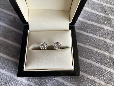 £725 • Buy Annoushka 18ct White Gold Daisy Diamond Stud Earrings