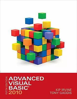 GOOD - Advanced Visual Basic 2010 By Kip Irvine - Paperback • $10.43