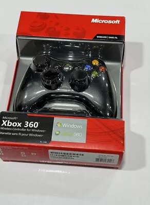 Microsoft Wireless Controller For PC Microsoft XBOX 360 USB Black JR9-00011 • $69.32