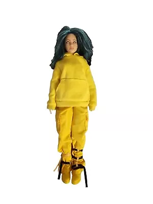 Billie Eilish Doll Bad Guy Figure Toy Yellow Track Suit (Has 2 Left Elbows) • $3