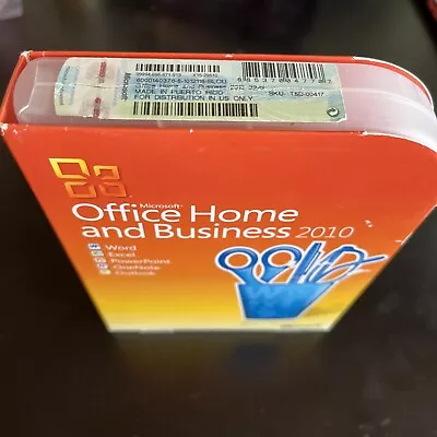 Microsoft Office 2010 Home & Business For 2 PCs Outlook/Excel/Word/PowerPoint  • $99.99