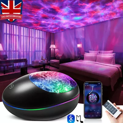 LED Starry Night Light Ceiling Projector Ocean Wave Party Baby Kids Room Lamp • £5.99