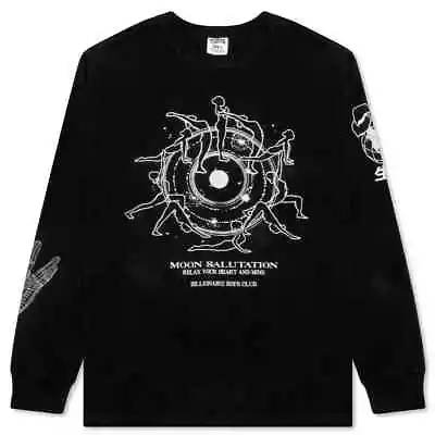 Billionaire Boys Club BBC Long Sleeve Tee Shirt Moon Salutations Black NWT Sz XL • $29.99